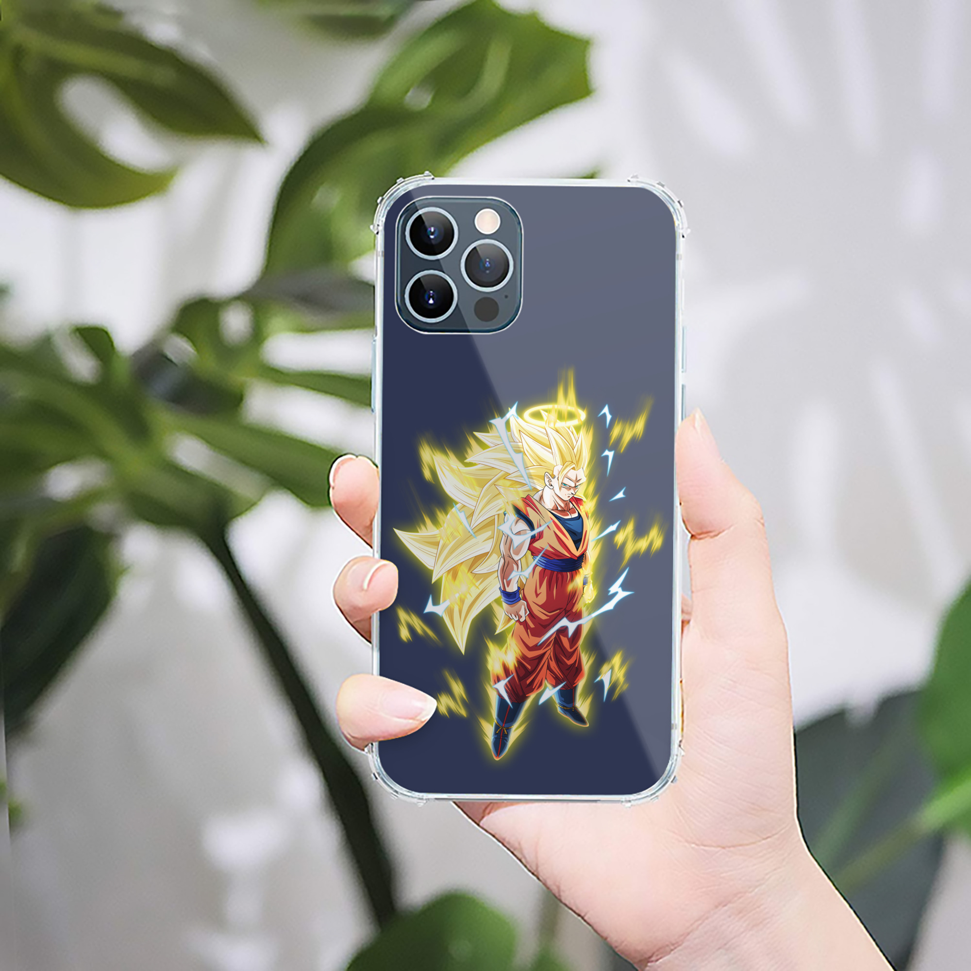 （画像用） ドラゴンボール 孫悟空（そん ごくう）Son Goku カカロット DRAGON BALL Kakarotto 【iPhone 12シリーズ対応】透明スマホケース（クリアソフトケース）